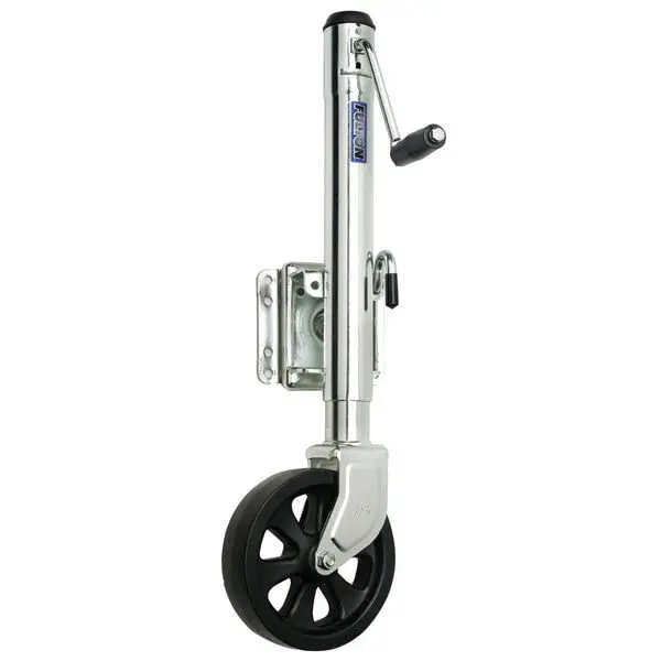 Single Wheel 1, 500 Lbs. Bolt-Thru Swivel Jack 1