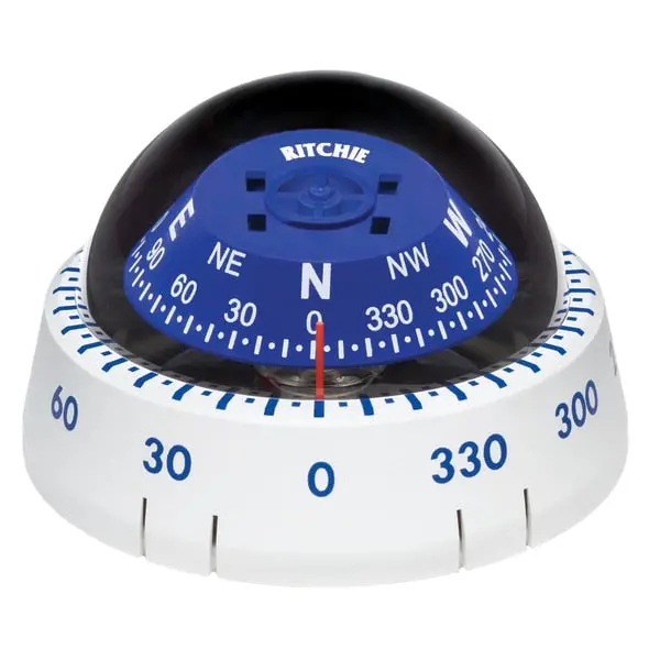 Xp-99W Kayaker Compass Surface Mount - White 1