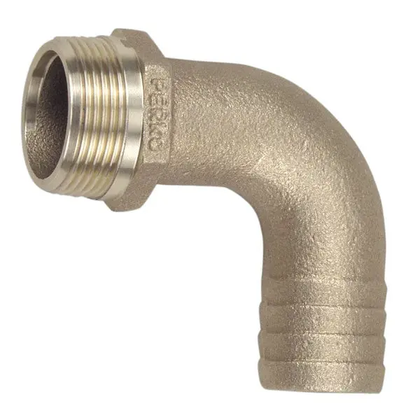 1" Pipe To Hose Adapter 90 Degree Bronze 1