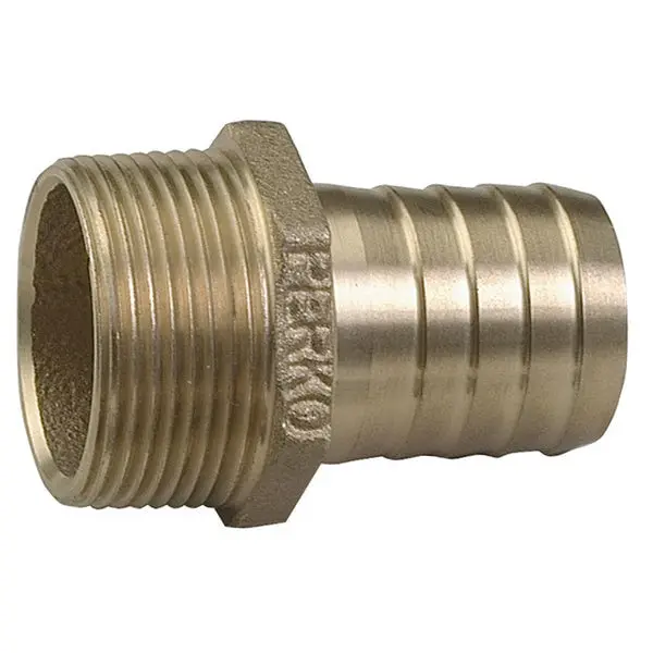 1-1/2" Pipe To Hose Adapter Straight Bronze 1