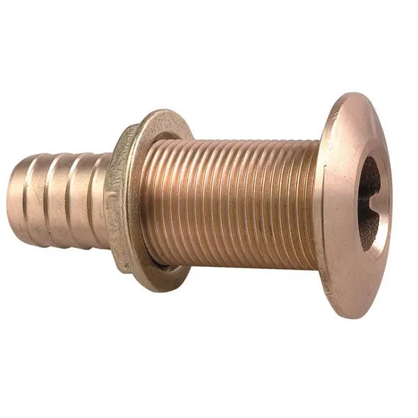 1-1/8" Thru-Hull Fitting F/ Hose Bronze 1