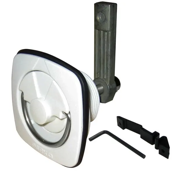 Flush Latch - White 1