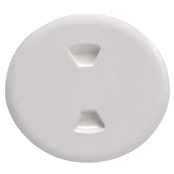 5" Twist-Out Deck Plate - White 1