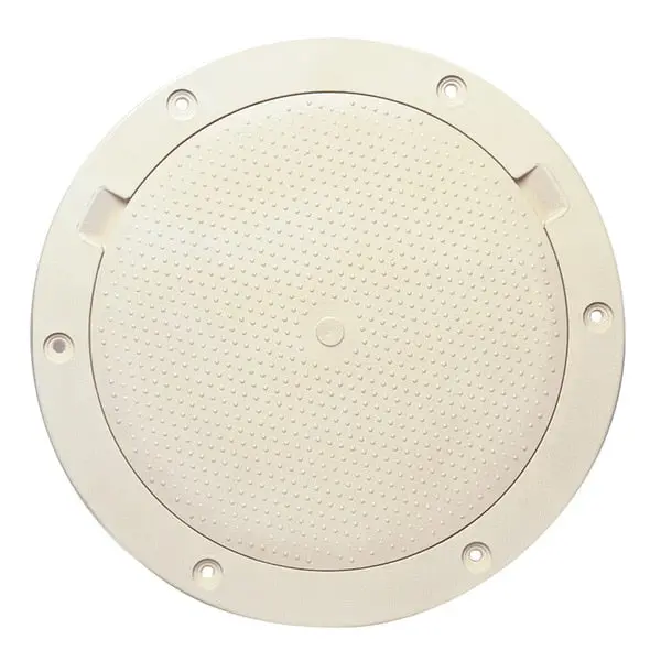 8" Non-Skid Pry-Out Deck Plate - Beige 1