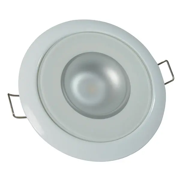 Lumitec Mirage - Flush Mount Down Light - Glass Finish/White Bezel - 2 1