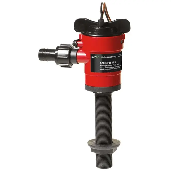 Cartridge Aerator 500 Gph Straight Intake 12V 1