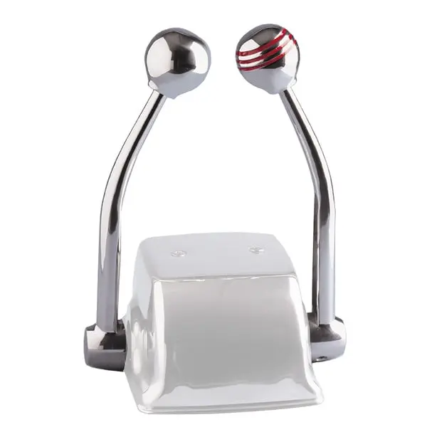 Ongaro Standard Control Arm Set W/Red Throttle Knob -Plain Shift Knob 1