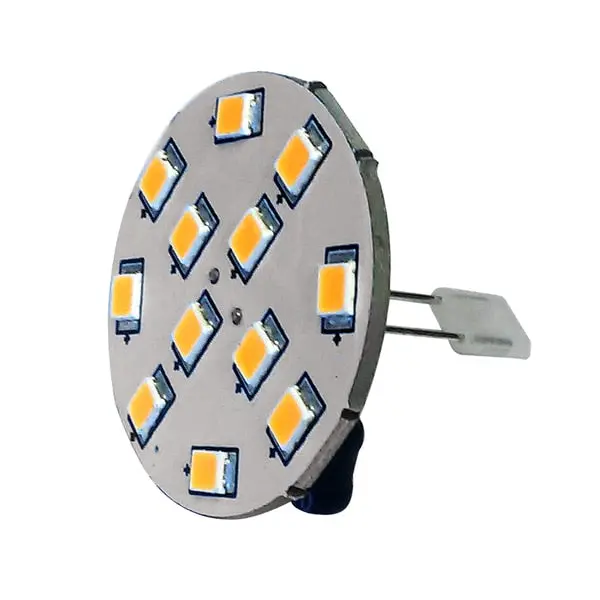 White Led Bulb G4 Back Pin 12V Ac Or 10-30V Dc 1