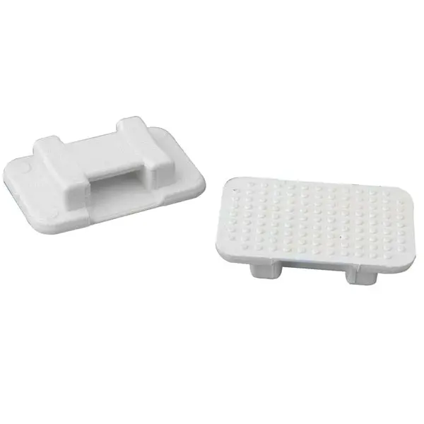 At-5 Large White Nylon Wire Tie Mount - Qty. 100 1
