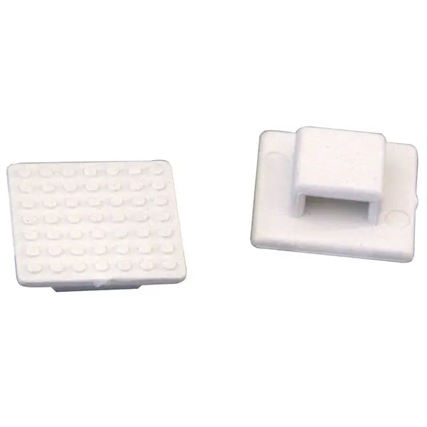 At-3 Small White Nylon Wire Tie Mount - Qty. 100 1