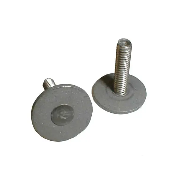 .75" Tall Stainless Panel Stud W/0.62" Base & #8 X 32 Thread - Qty. 15 1