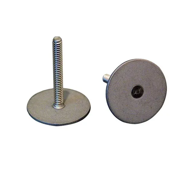 1.5 In. Tall Stainless Steel Stud W/#10 X 24 Threads,  10Pk 1