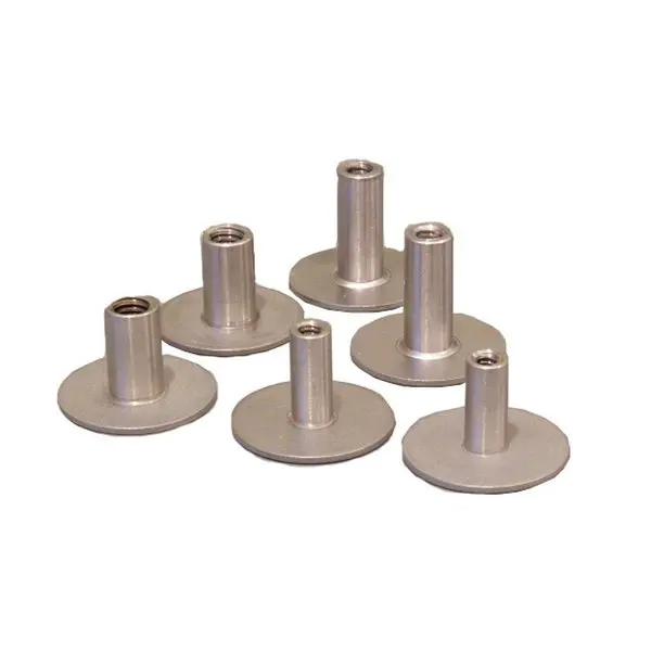 .75 In. Tall Stainless Standoff Through Thread W/#10 X 24 Threads,  6Pk 1
