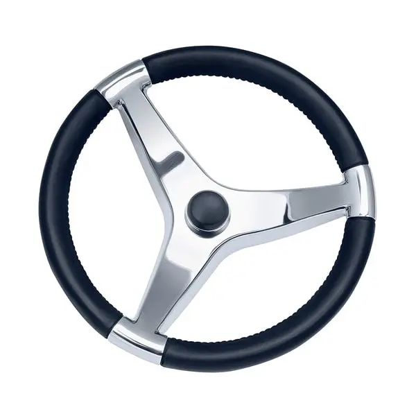 Ongaro Evo Pro 316 Cast Stainless Steel Steering Wheel - 13.5"Diameter 1