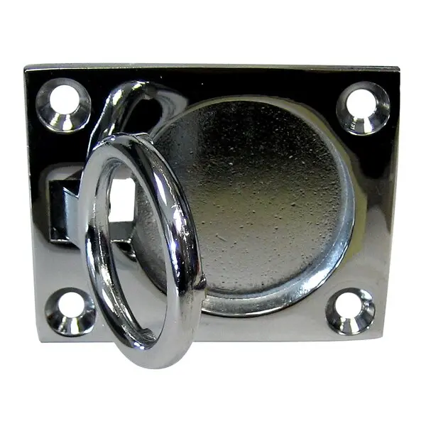 Whitecap Flush Pull Ring - Cp/Brass - 2" X 2-1/2" 1
