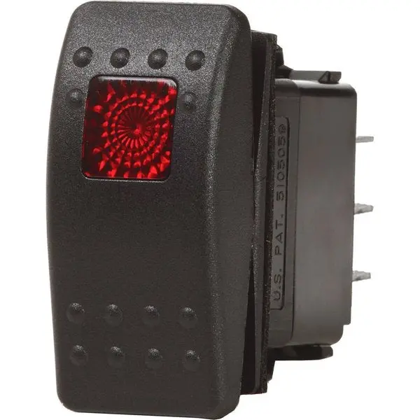 Blue Sea 7943 Contura Ii Switch Spdt - (On)-Off-On - Black 1