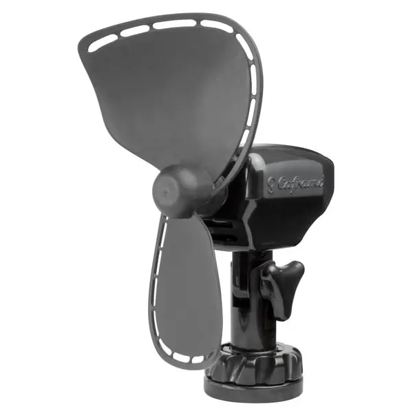 Ultimate 747 12V 2-Speed 7" Fan W/Lighter Plug - Black 1