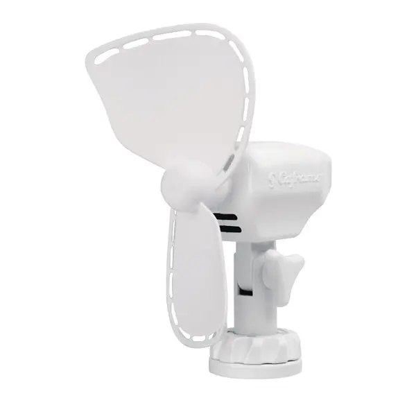 Ultimate 747 24V 2-Speed 7" Fan W/Lighter Plug - White 1