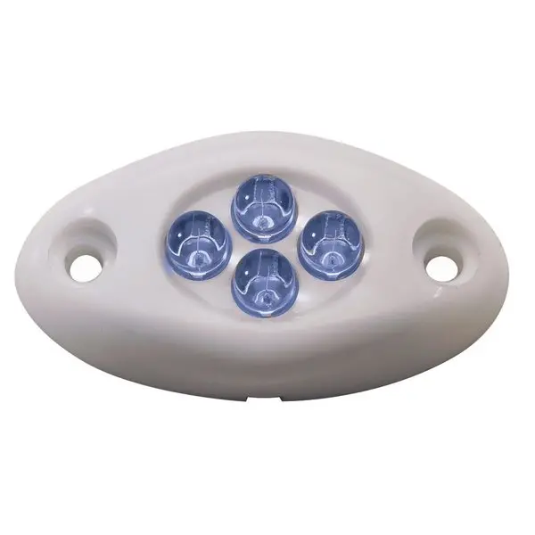 Innovative Lighting Courtesy Light - 4 Led Surface Mount - Blue Led/Wh 1
