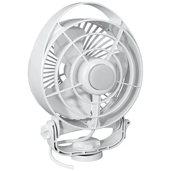 Maestro 12V 3-Speed 6" Marine Fan W/Led Light - White 1