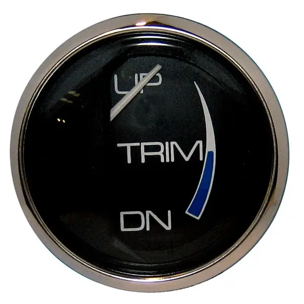 Chesapeake Black 2" Trim Gauge (Mercury / Mariner / Mercruiser / 1