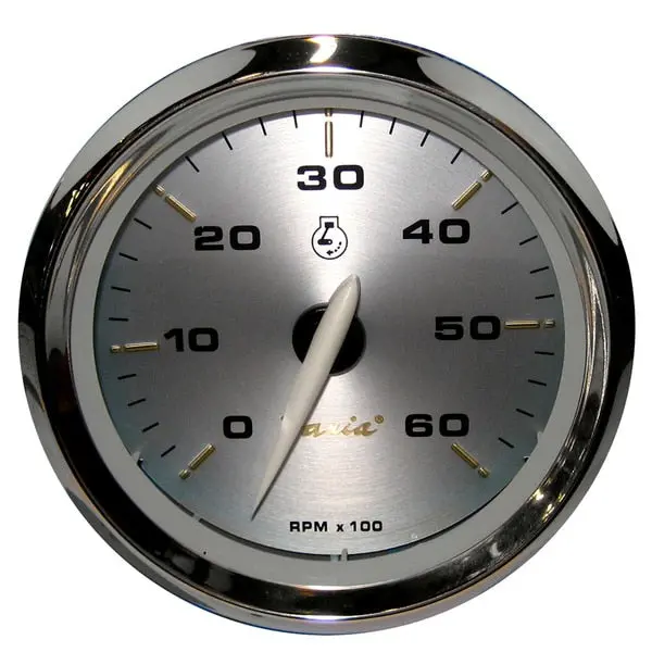 Kronos 4" Tachometer - 6, 000 Rpm (Gas - Inboard & I/O) 1