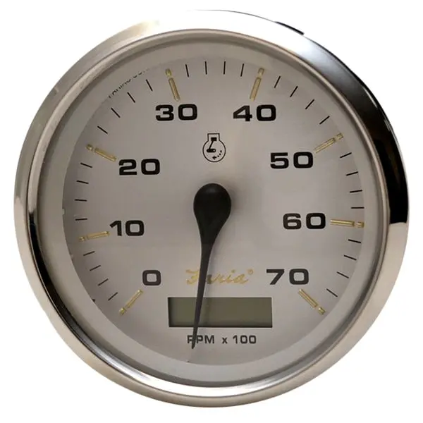 Kronos 4" Tachometer W/Hourmeter - 7, 000 Rpm (Gas - Outboard) 1