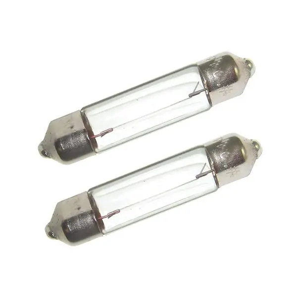 24V 10 Watt Bulbs 2/Card Double End Festoon 1