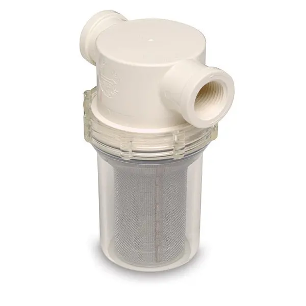 1/2" Raw Water Strainer - 50 Mesh Screen 1