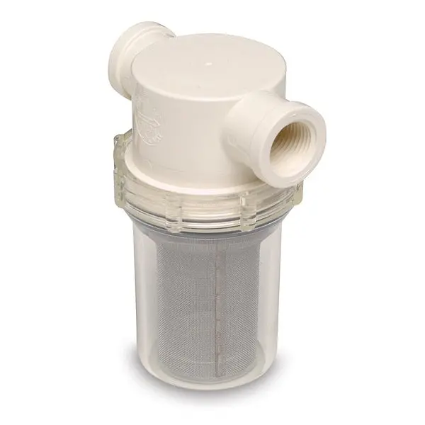 3/4" Raw Water Strainer - 50 Mesh Screen 1