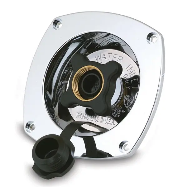 Pressure Reducing City Water Entry - Wall Mount - Chrome 1