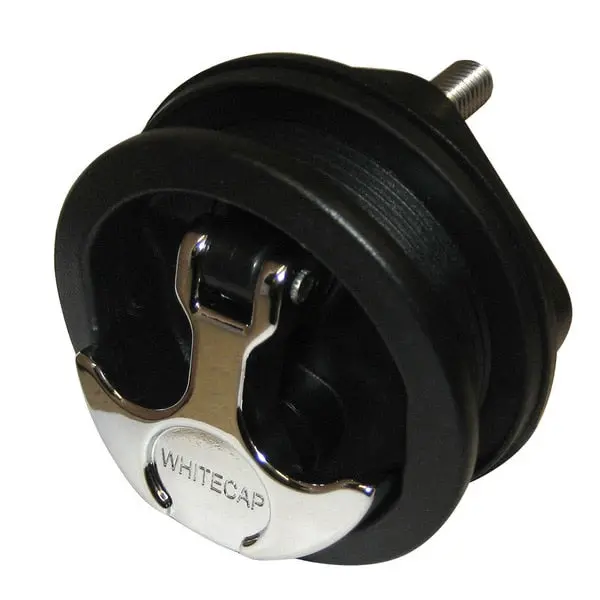 T-Handle Latch-Chrome Plated Zamac/Black Nylon-No Lock 1