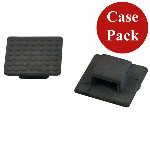 At-3B Small Black Nylon Wire Tie Mount,  Qty. 500 1