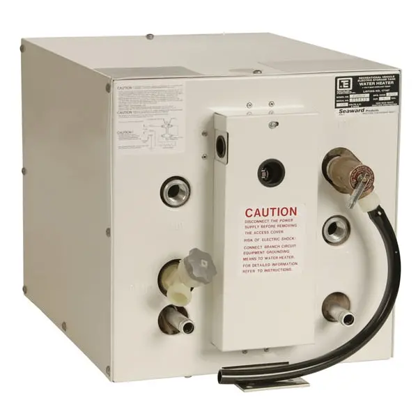 6 Gal Hot Water Heater W/Front Heat Exchager-White Epoxy-120V-1500W 1