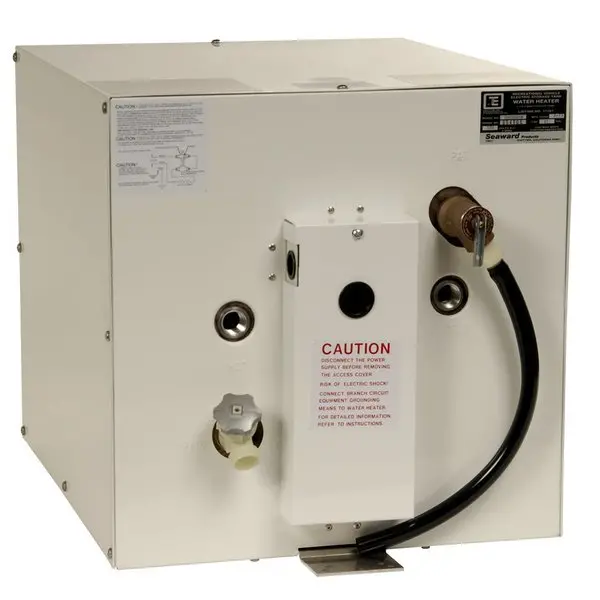 Whale Seaward 11 Gallon Hot Water Heater W/Rear Heat Exchanger - White 1