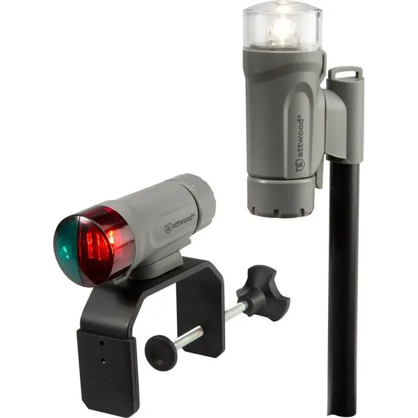 Attwood Clamp-On Portable Led Light Kit - Marine Gray 1