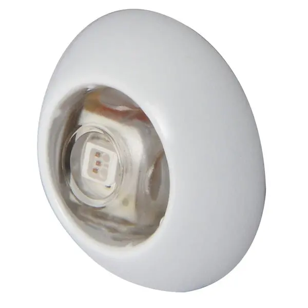 Exuma Courtesy Light - White Housing - Blue Light 1