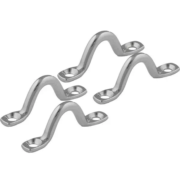 Taco Stamped Stainless Steel Eye Straps (4 Pack) 1