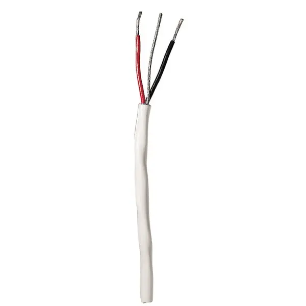 Round Instrument Cable - 20/3 Awg - Red/Black/Bare - 100' 1