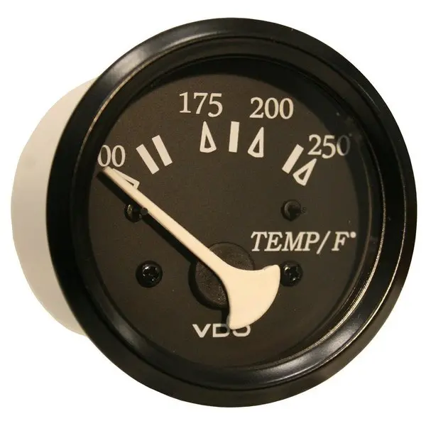 Vdo Cockpit Marine 52Mm (2-1/16") 250&Deg; F Water Temperature Gauge - 1