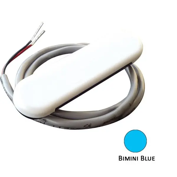 Shadow-Caster Courtesy Light W/2' Lead Wire - White Abs Cover - Bimini 1