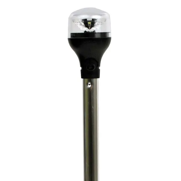All-Around Light-20" Alum Pole-Black Horizontal Composite Base 1