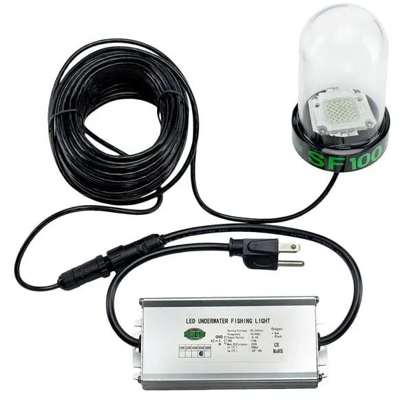 Sf100g 100W 120Vac Underwater Dock Light Green 1