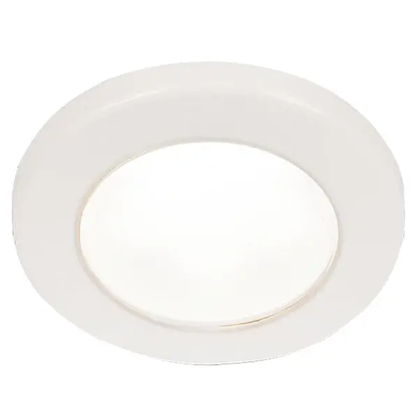 Euroled 75 3" Round 12V White Screw Mount White 1