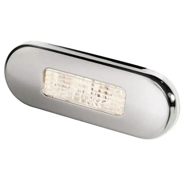 Oblong Courtesy Surface Mount Lamp Warm White Black 1