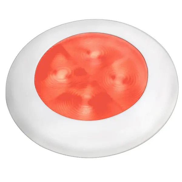 Slim Line Courtesy Hi Intensity Red White Bezel 12V 1