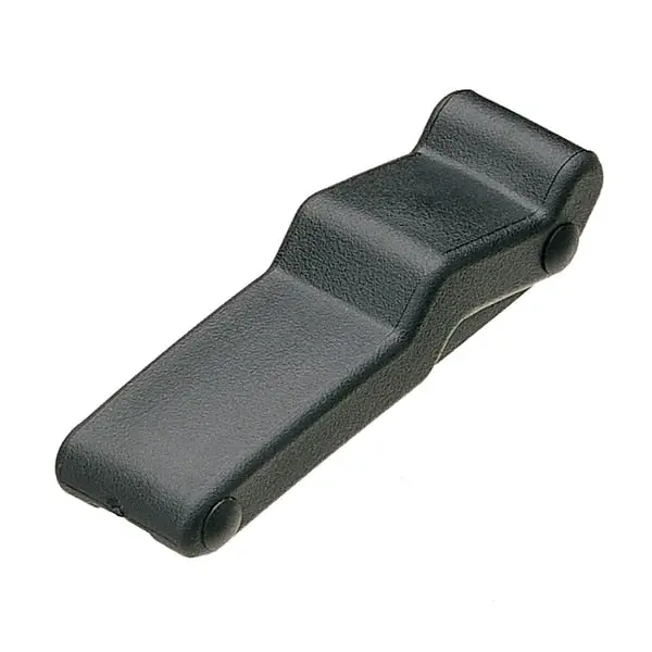 Concealed Soft Draw Latch W/Keeper - Black Rubber 1