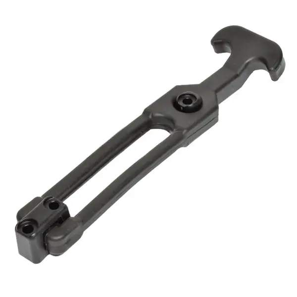 T-Handle Latch W/Keeper - Pull Draw Front Mount Black Flexible Rubber 1