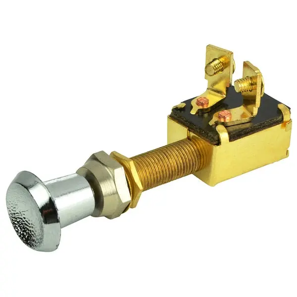 2-Position Spst Push-Pull Switch W/Contoured Knob - Off/On 1