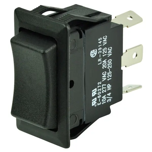 Spdt Rocker Switch - 12V/24V - (On)/Off/(On) 1
